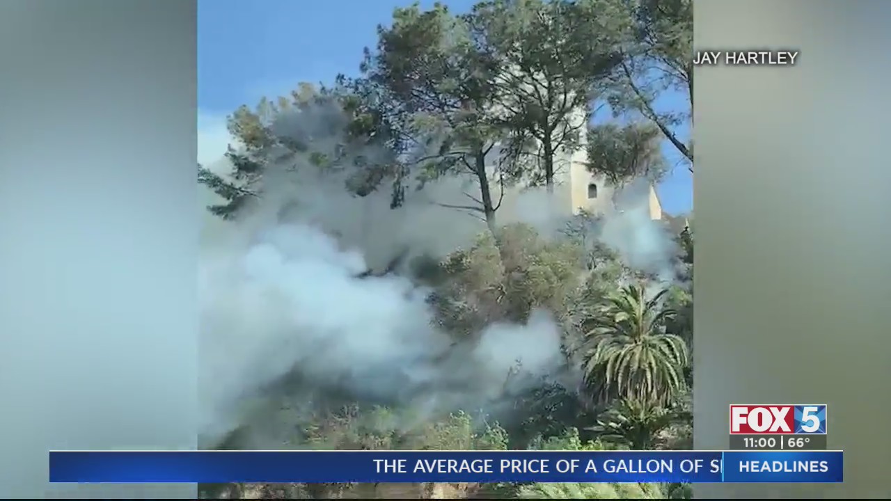 Fire crews extinguish Presidio Park brush fire – FOX 5 San Diego & KUSI ...