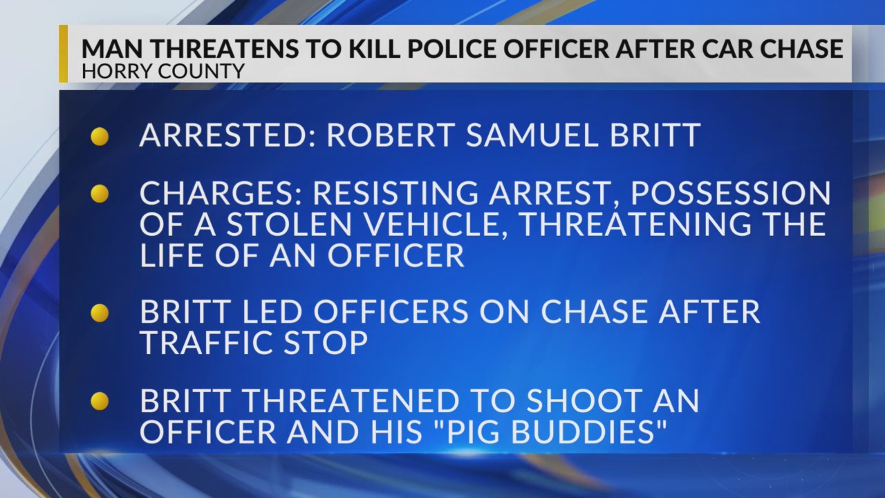 Myrtle Beach man threatens to kill officer and his ‘pig buddies’ after ...