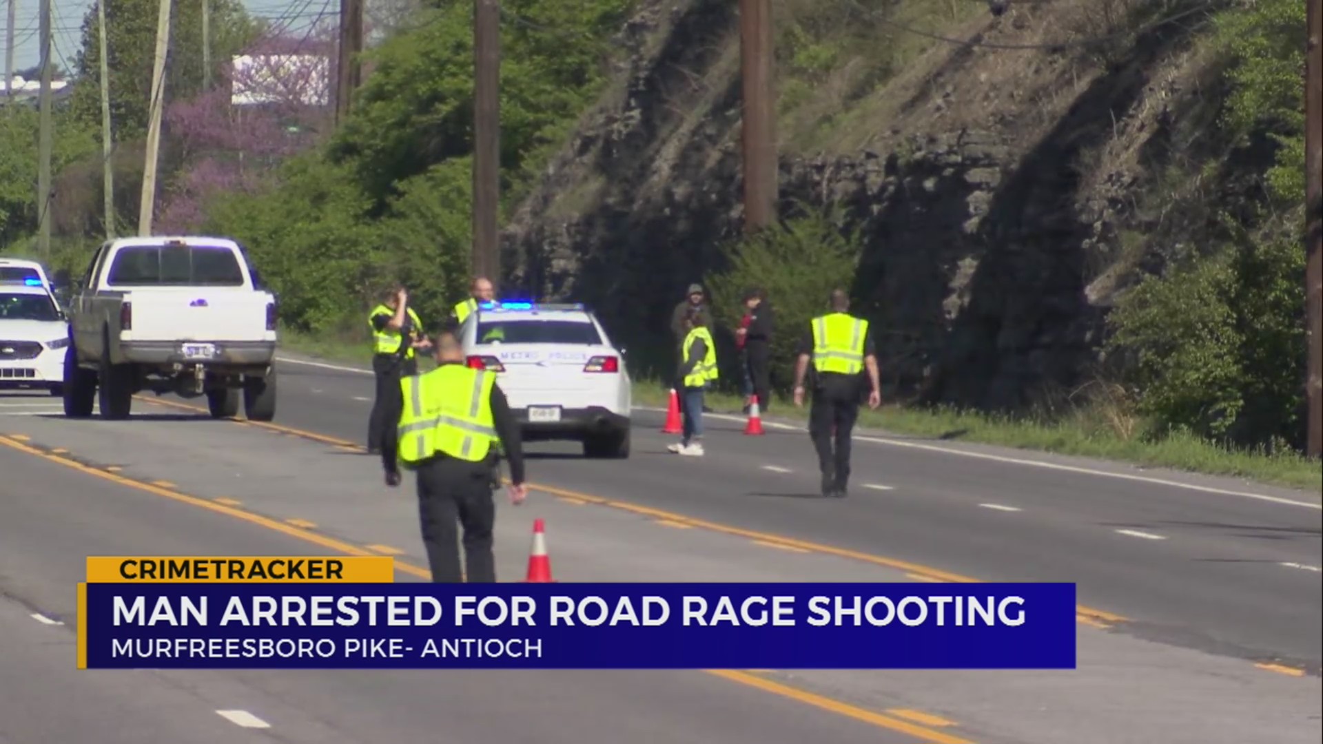 Man charged after road rage shooting in South Nashville – WKRN News 2
