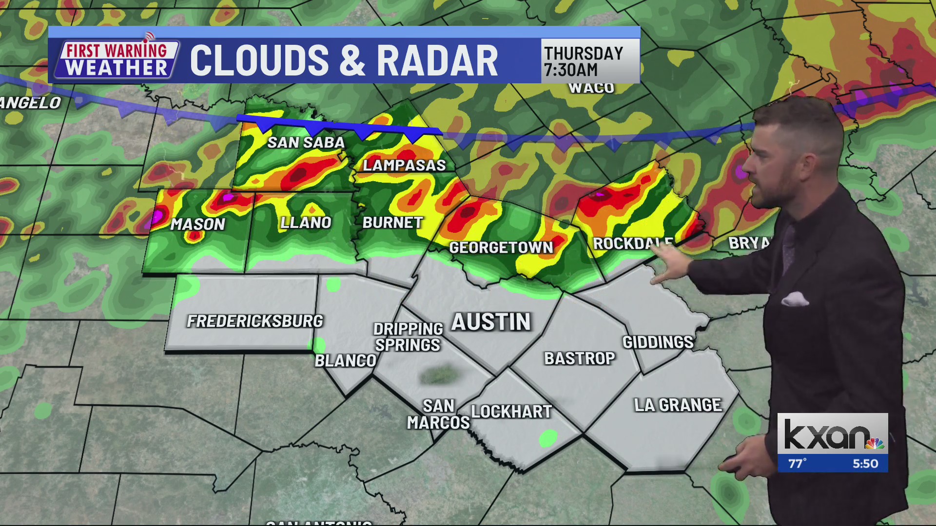 Heavy rain, storms and dropping temperatures are expected – KXAN Austin