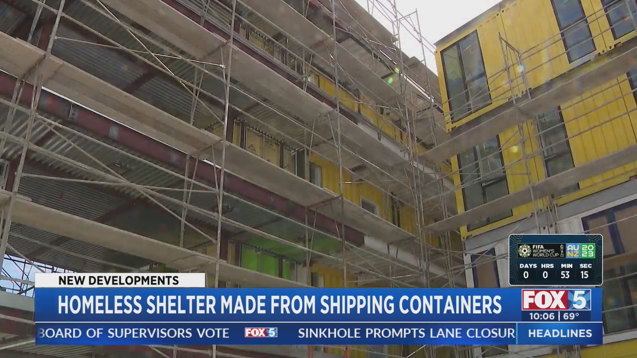 Homeless Shelter Made From Shipping Containers – FOX 5 San Diego & KUSI ...