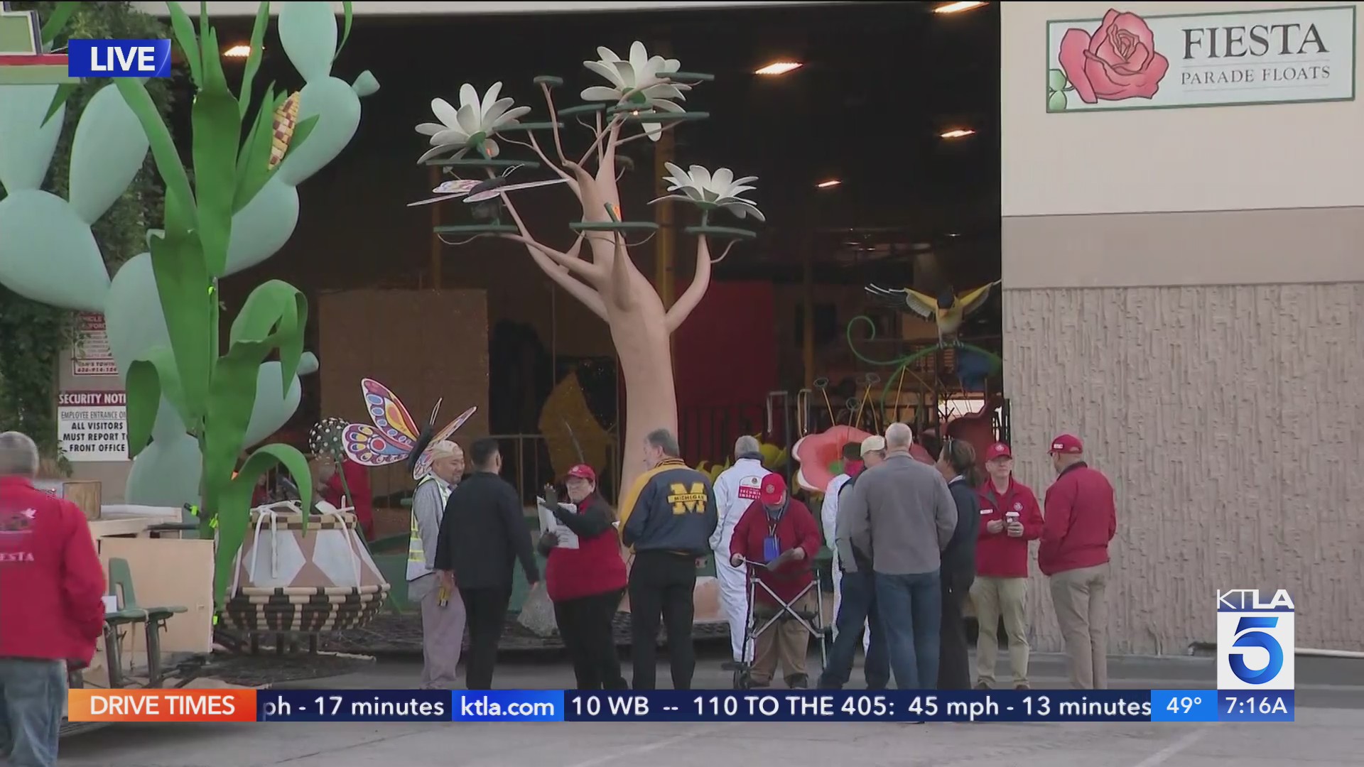 Fiesta Parade Floats 2024 Rose Parade Float Testing KTLA