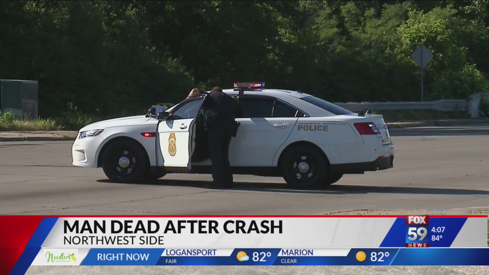Man killed in crash at W. 62nd and Georgetown – Fox 59