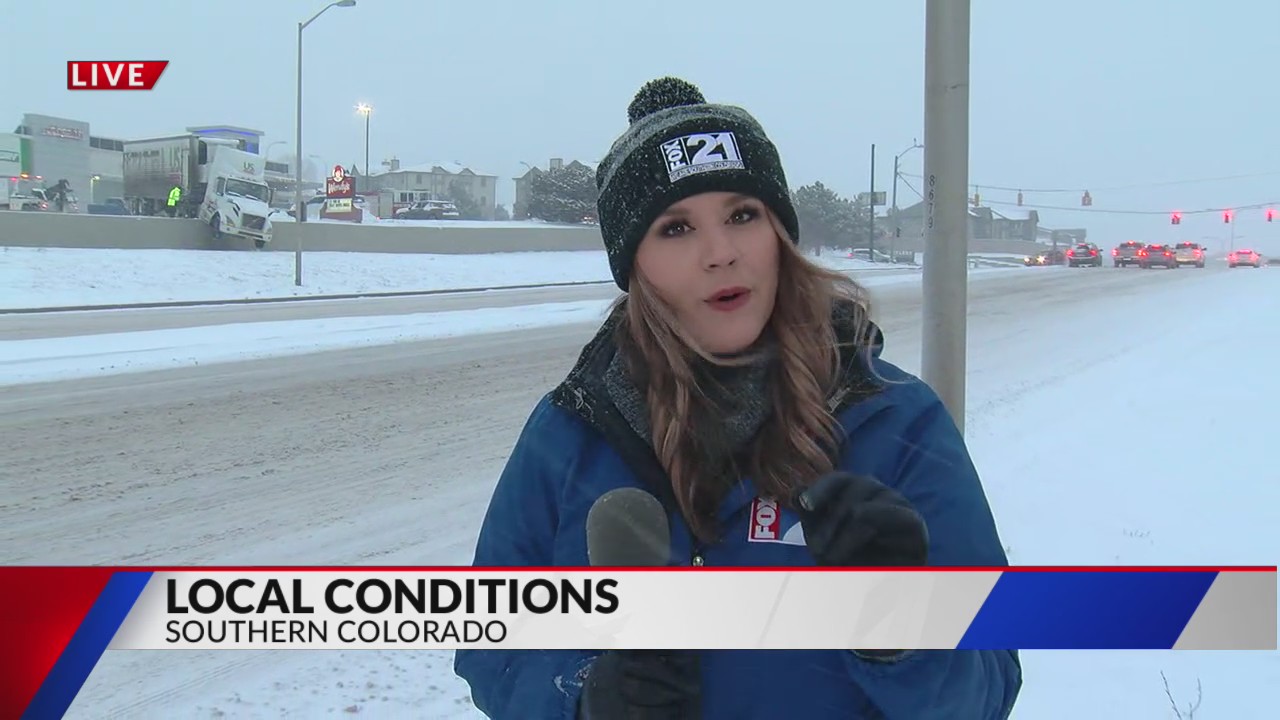 Ashley road conditions semi truck stuck – FOX21 News Colorado