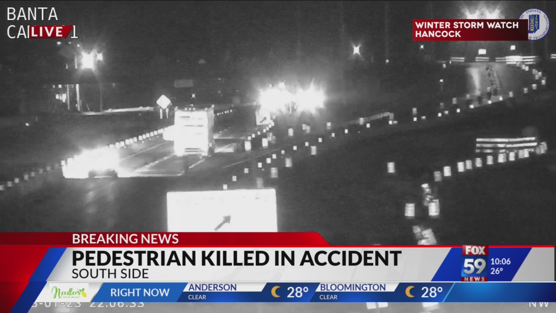 Pedestrian hit by car, killed on Indy’s south side – Fox 59