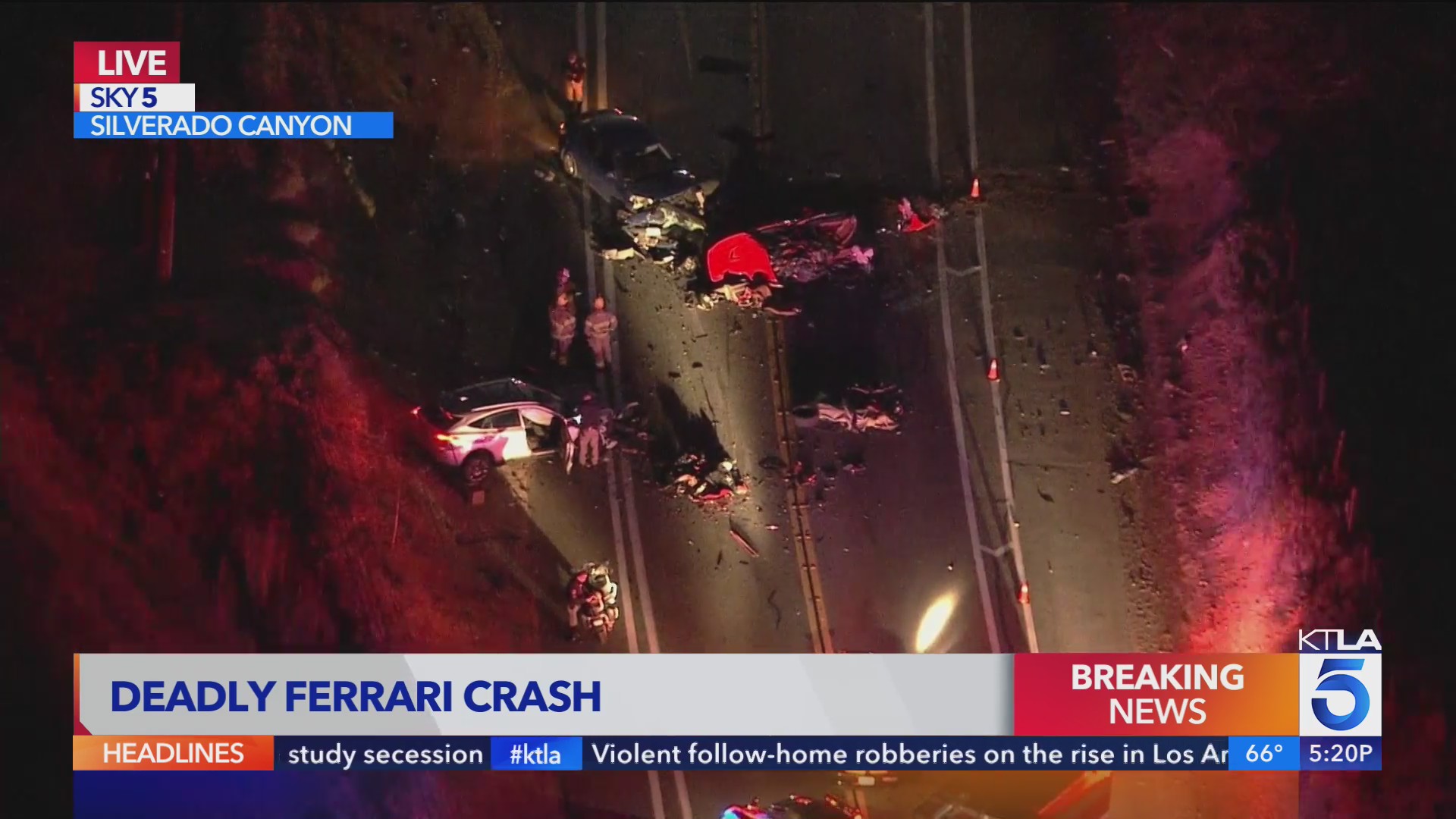 1 dead after multivehicle crash involving Ferrari in Orange County KTLA