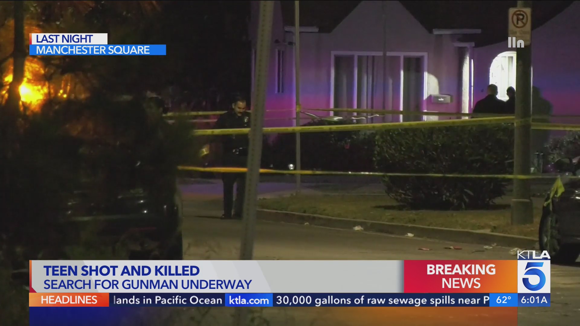 16-year-old shot and killed outside party in South L.A. – KTLA