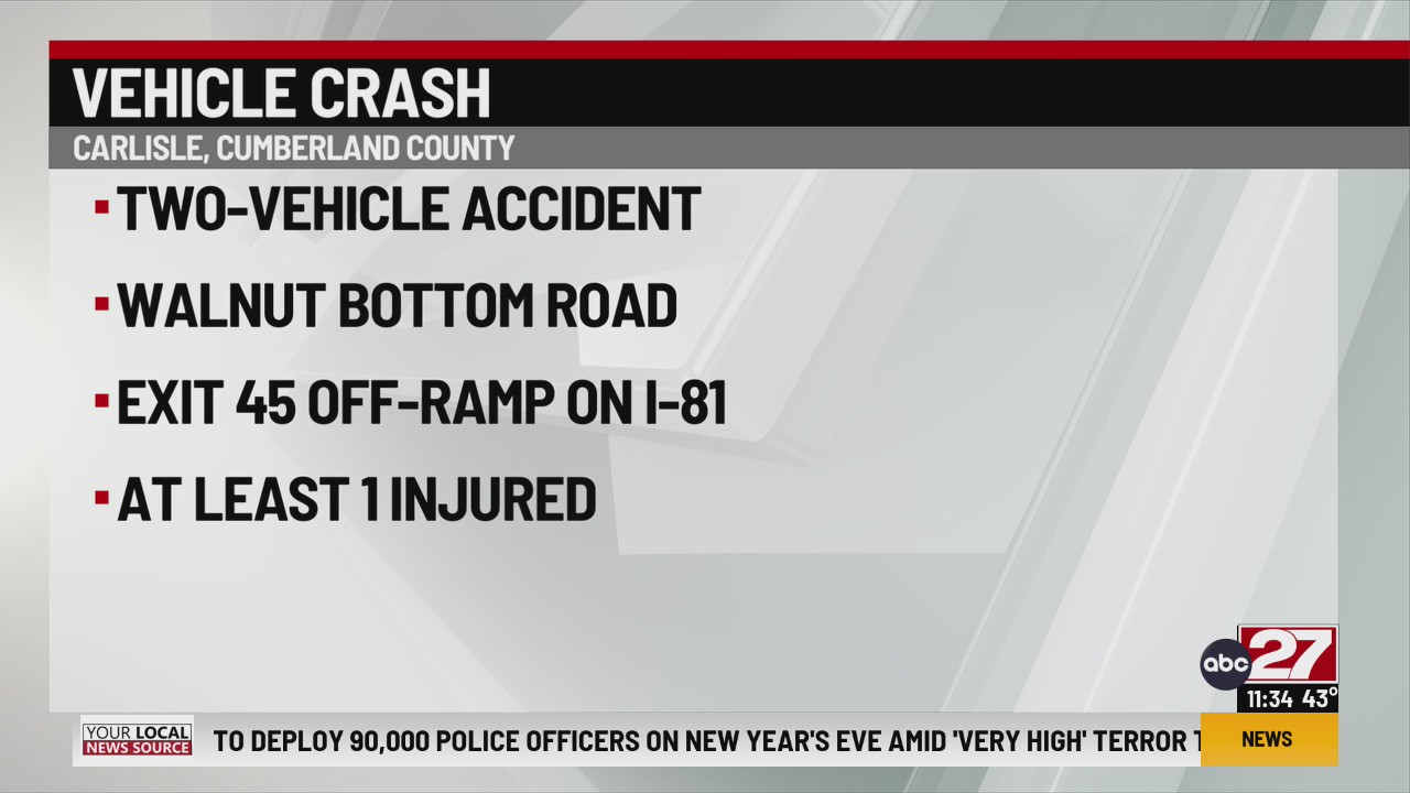 Two-vehicle accident shut down Interstate 81 ramp in Cumberland County ...