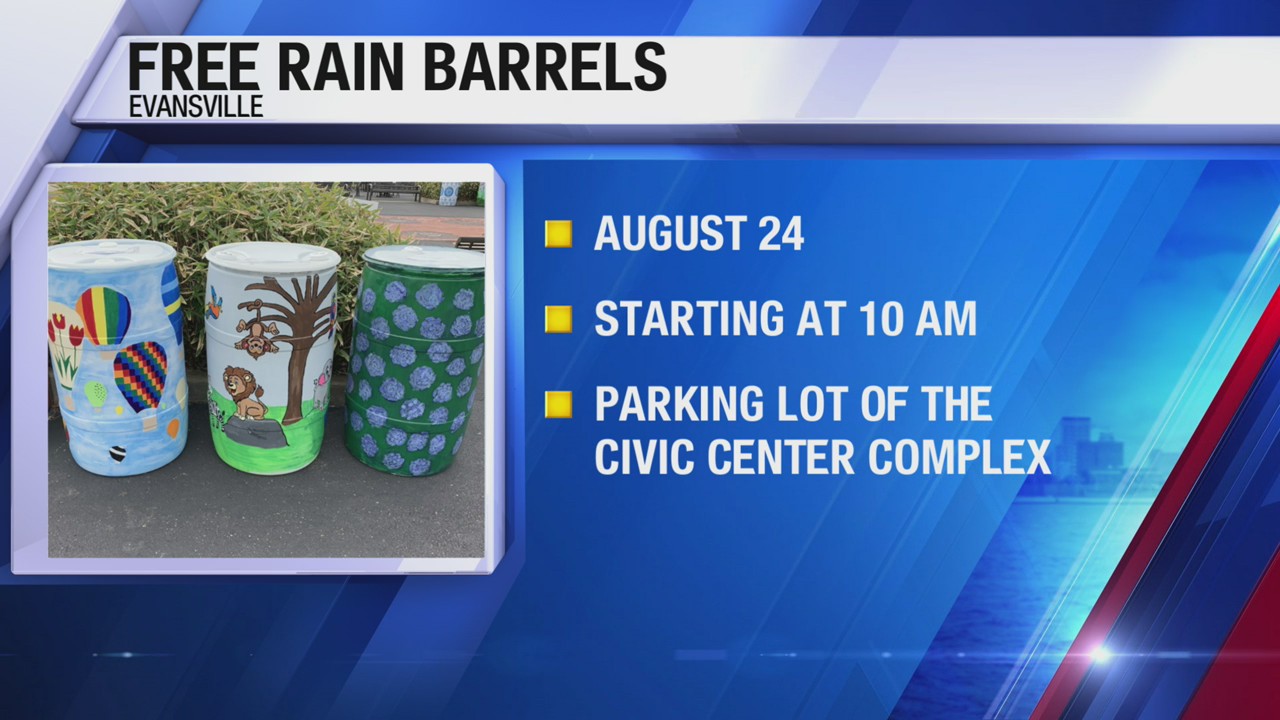 Free rain barrel pickup on Wednesday Eyewitness News (WEHT/WTVW)