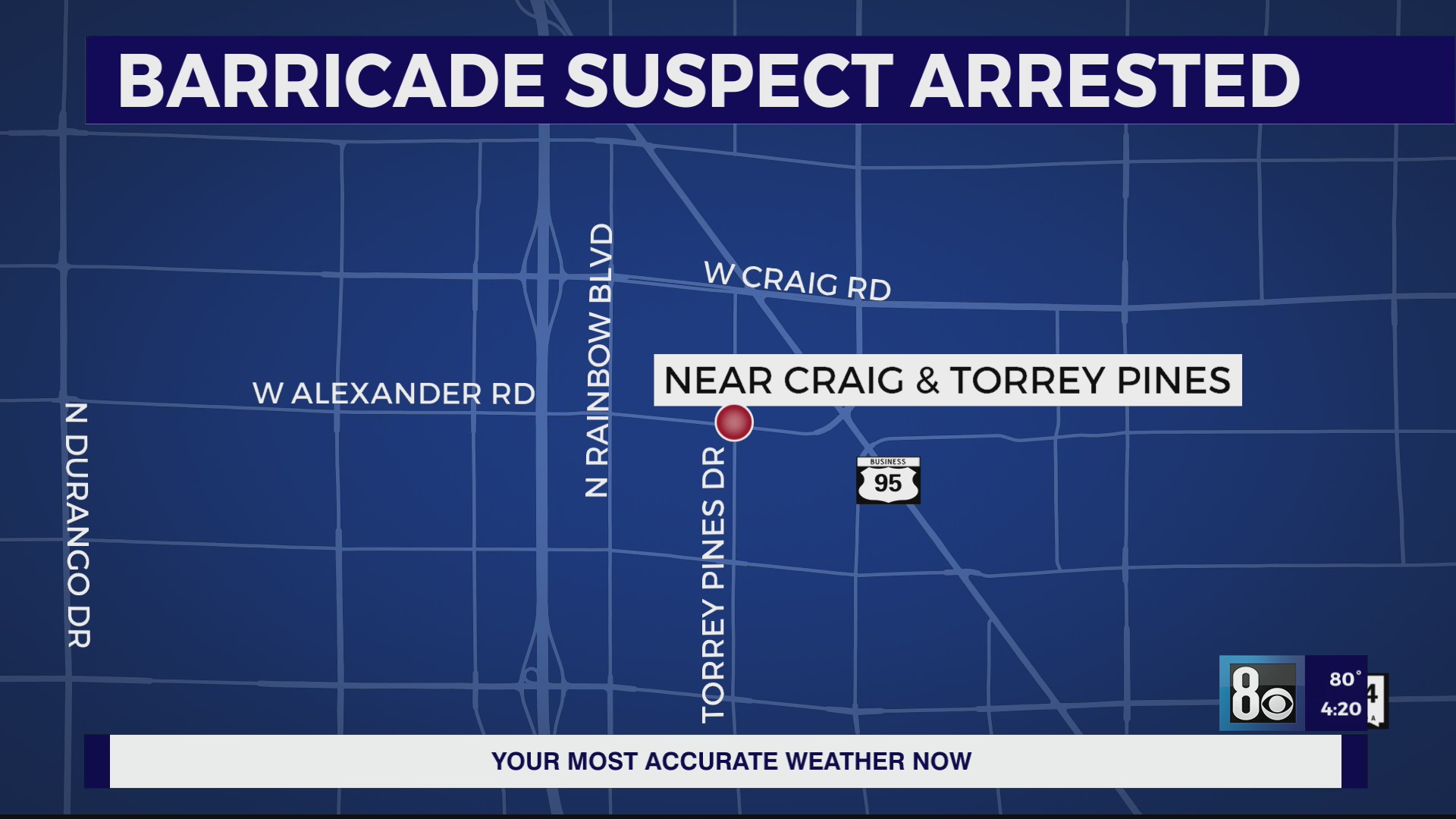 Woman barricaded in home after stolen vehicle found in northwest Las ...