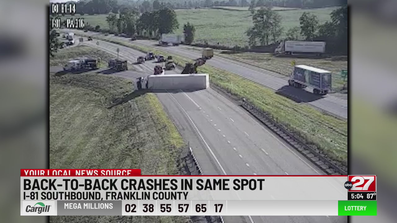 I-81 reopens in Franklin County after second tractor-trailer accident ...