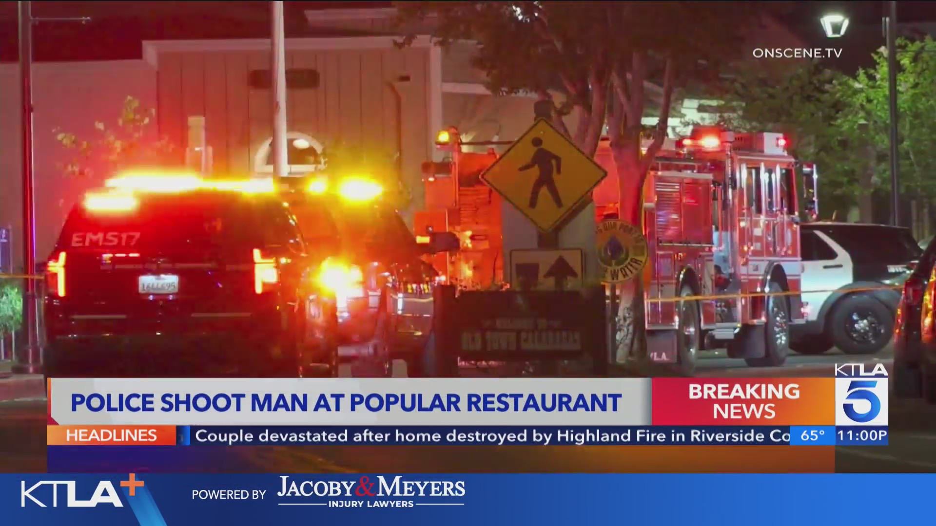 Man reportedly armed with machete shot outside popular Calabasas bar – KTLA
