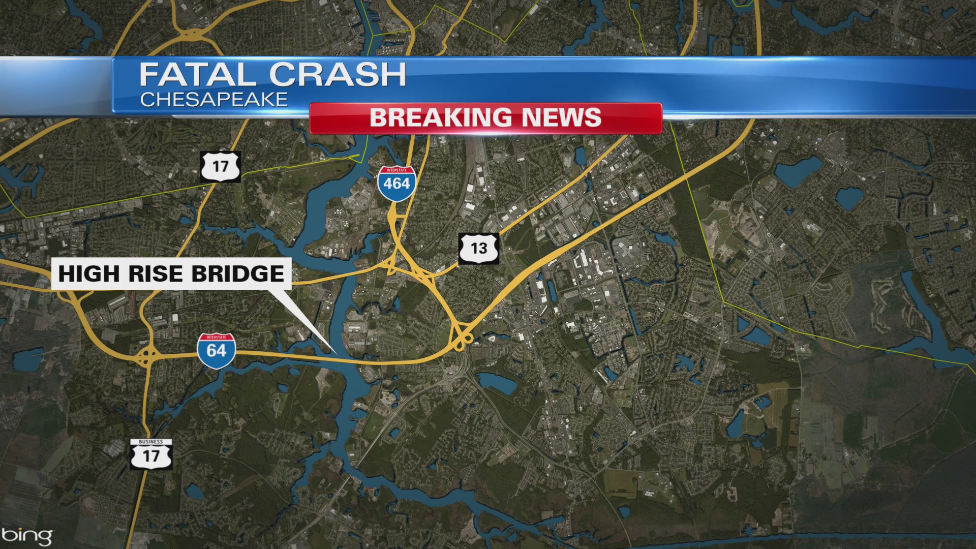Chesapeake motorcyclist dies in crash on I-64 – WAVY.com