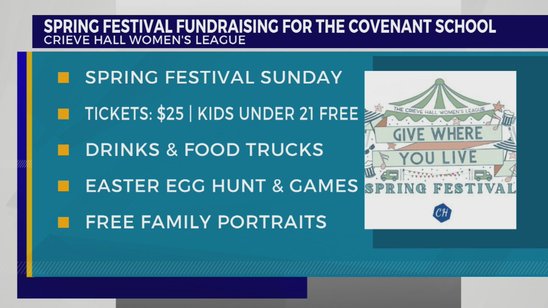 Spring Festival fundraising for The Covenant School – WKRN News 2
