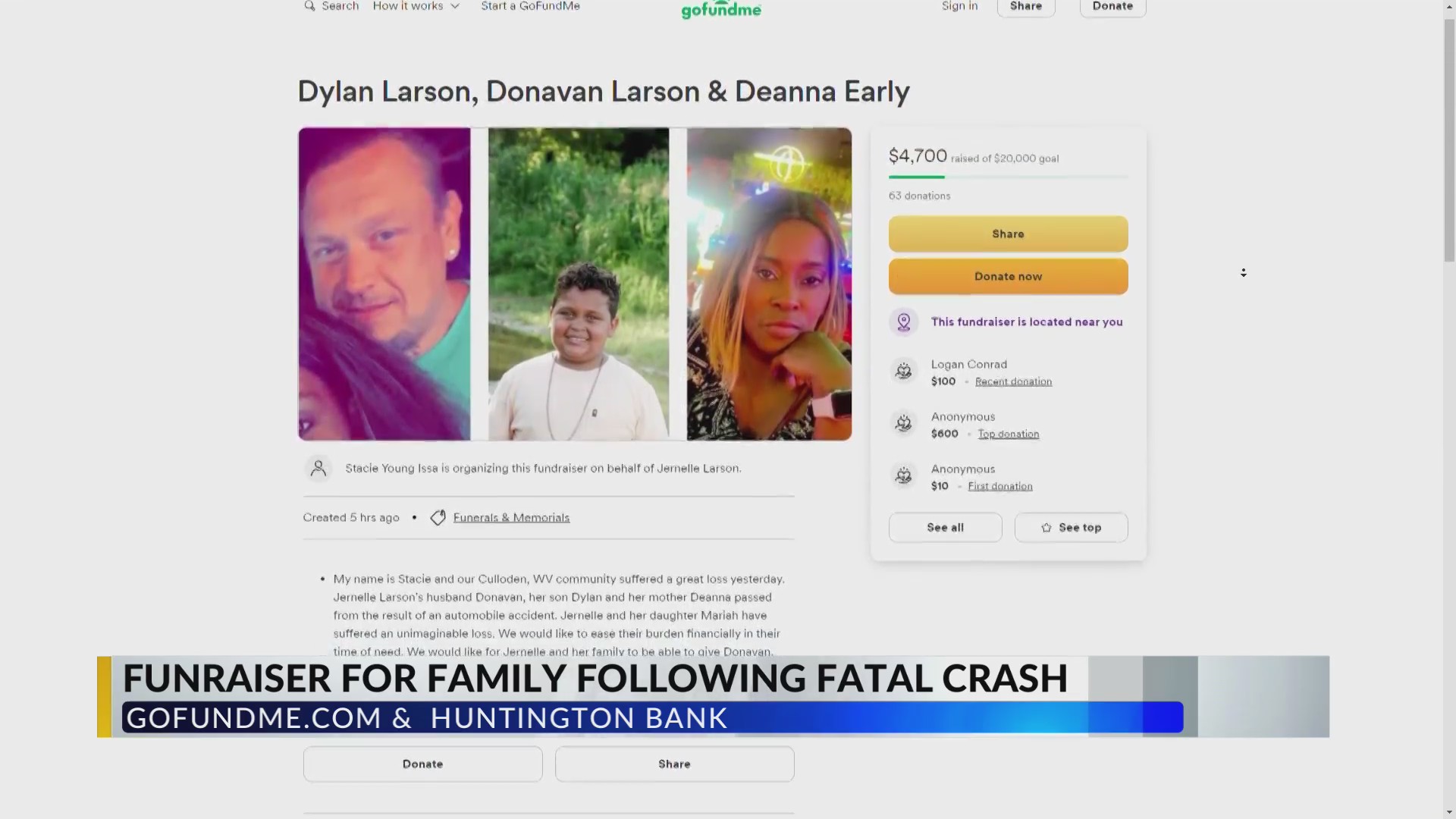 Family identifies Cabell County boy killed in Ohio crash – WOWK 13 News