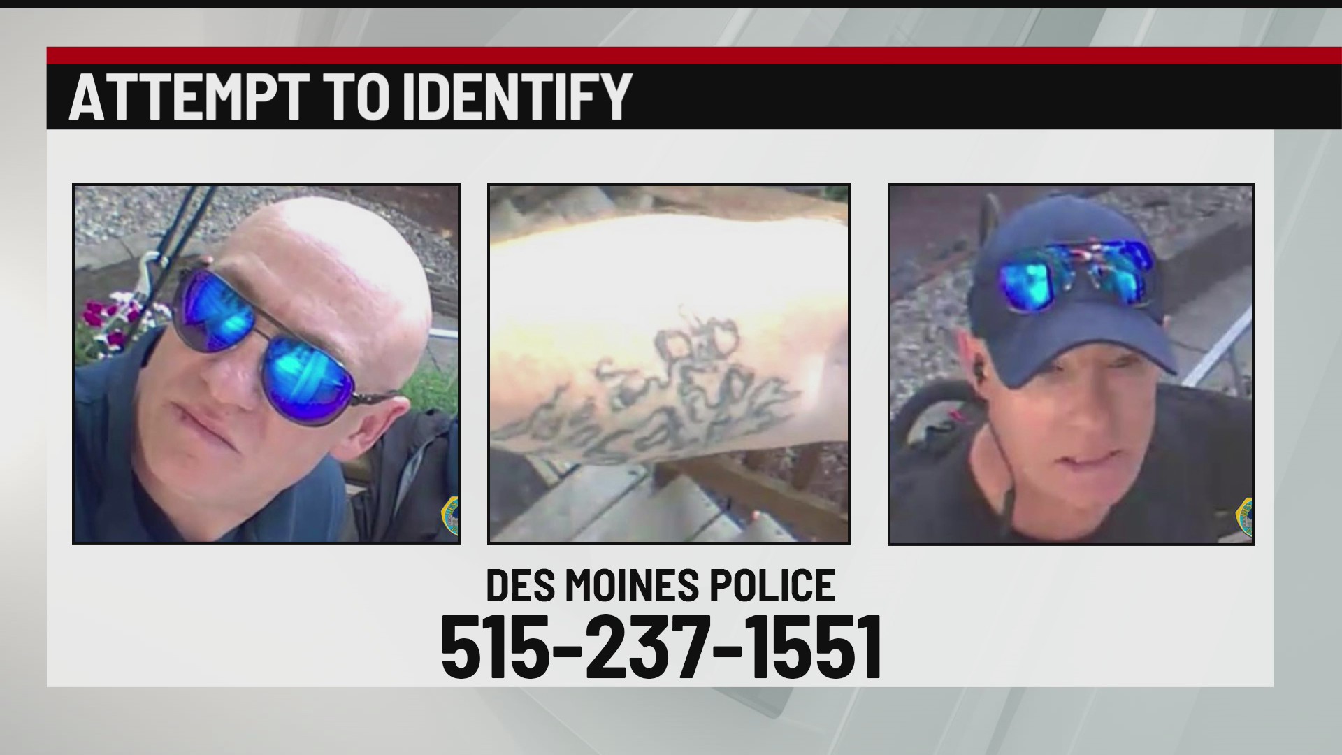 DMPD searching for man accused of impersonating a police officer ...