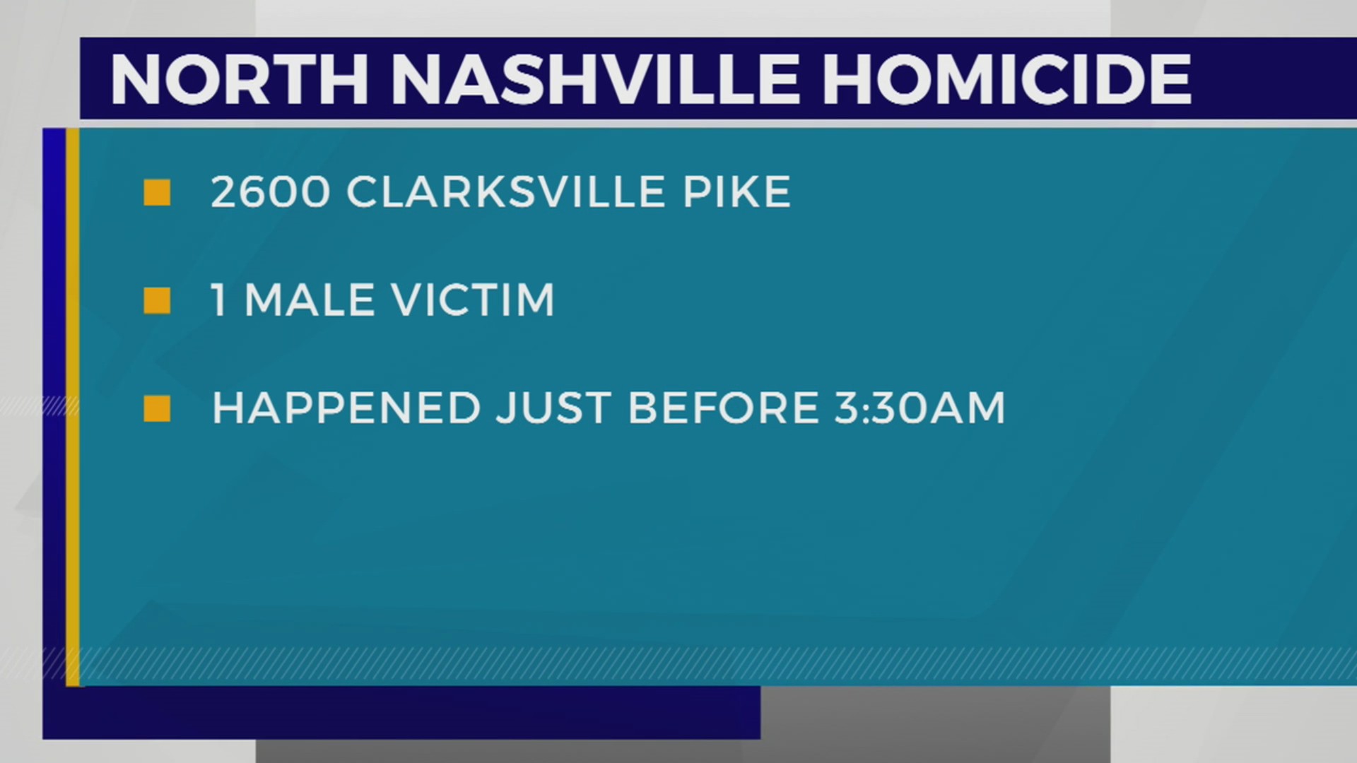 Metro police investigating homicide on Clarksville Pike – WKRN News 2