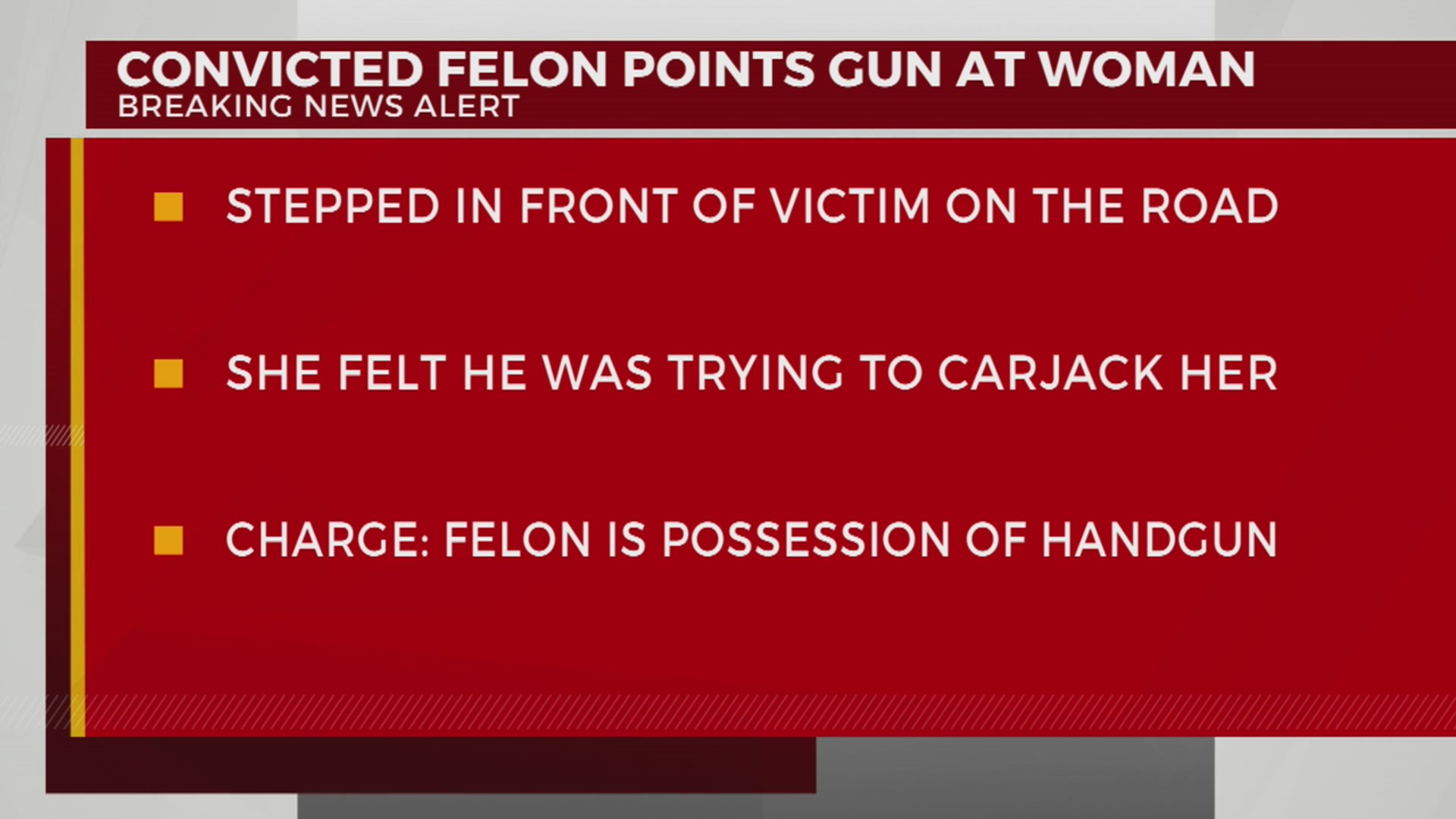 Felon charged with attempted carjacking – WKRN News 2