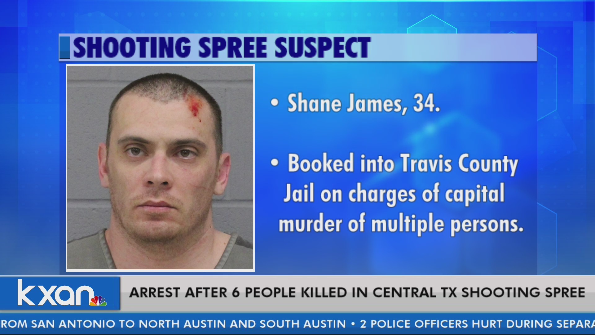 Police release booking photo of Central Texas shooting spree suspect ...
