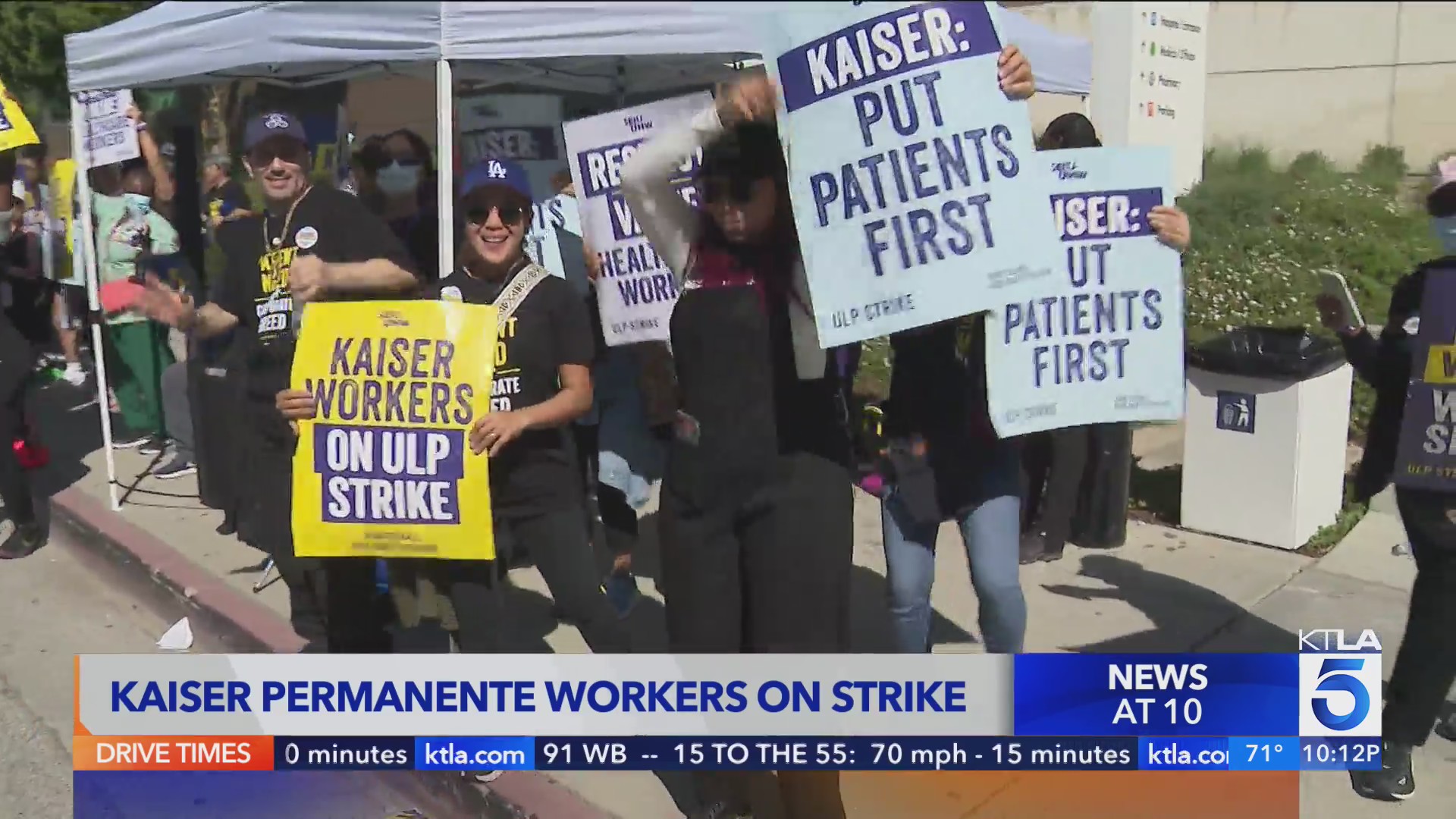 Kaiser Permanente workers go on strike – KTLA