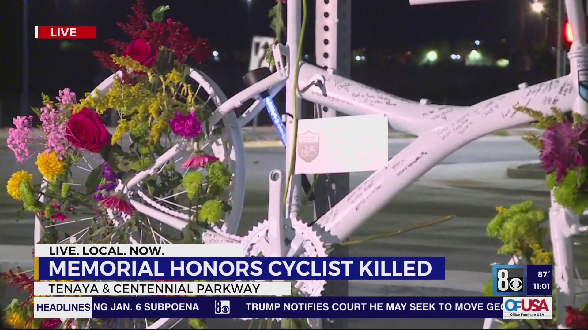 Ghost Bike installed to remember cyclist killed in hit-and-run crash ...