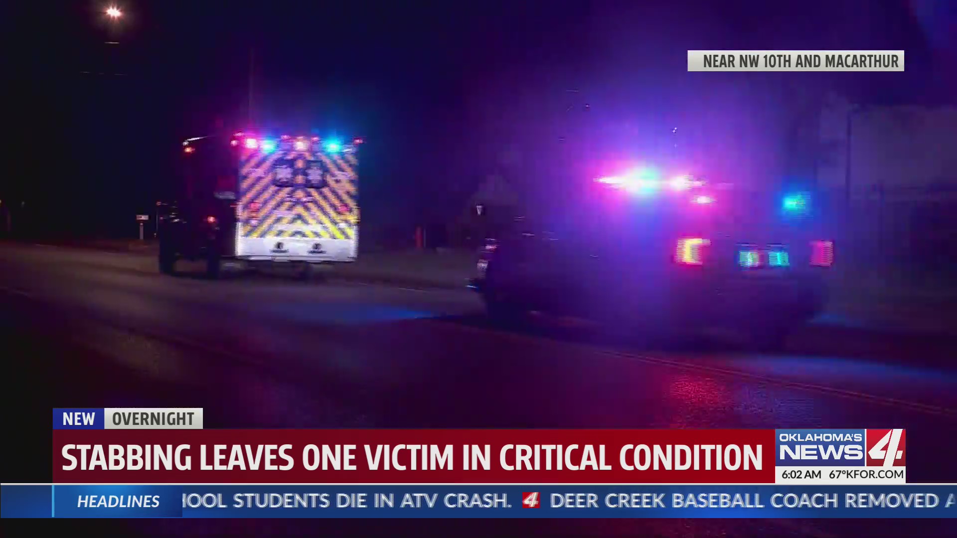 One critically injured in Oklahoma City stabbing – KFOR.com Oklahoma City