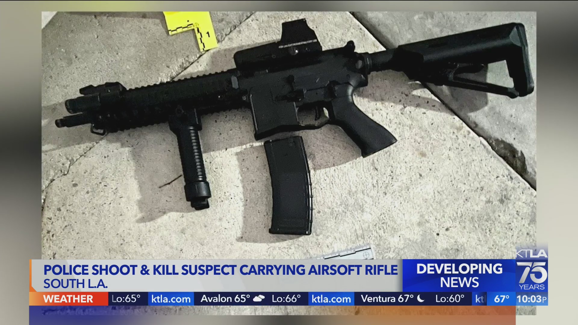 LAPD fatally shoots man in South L.A. – KTLA