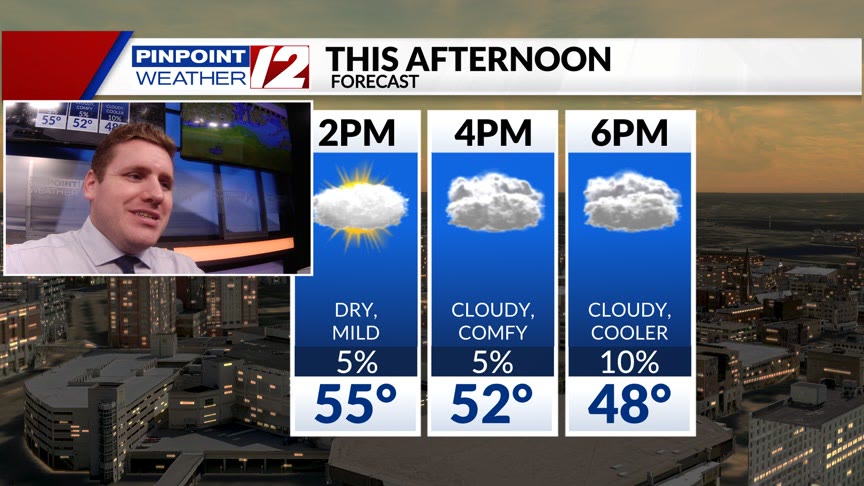 Weather Now: Lots of Clouds, Dry, and Mild Today; Rainy on Sunday ...