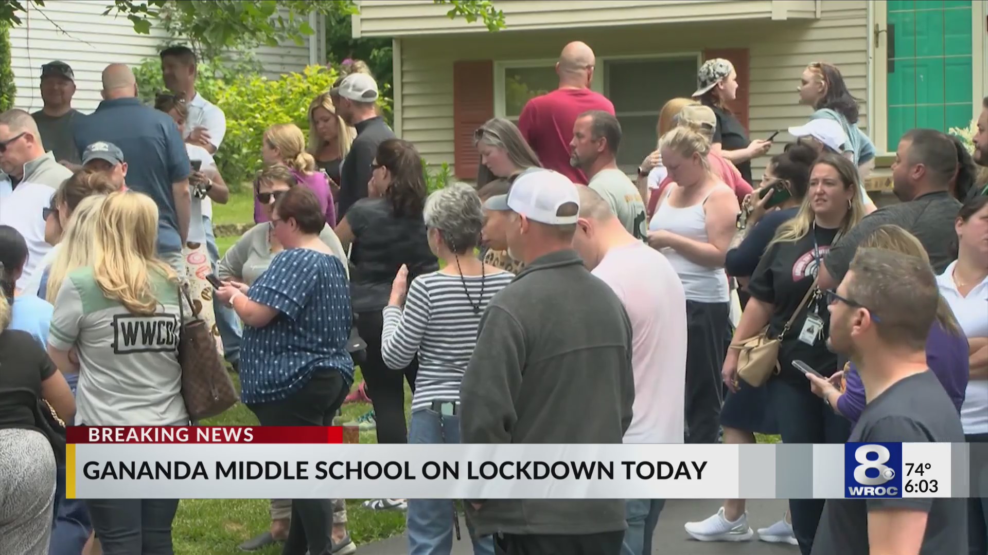 One person in custody, no injuries after lockdown at Gananda Middle