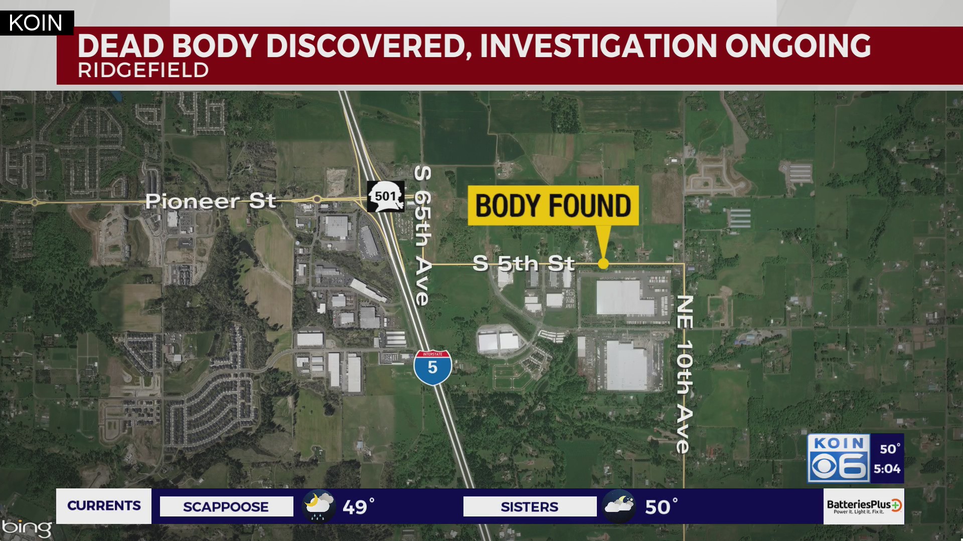 Dead body discovered on abandoned Ridgefield property Sheriff