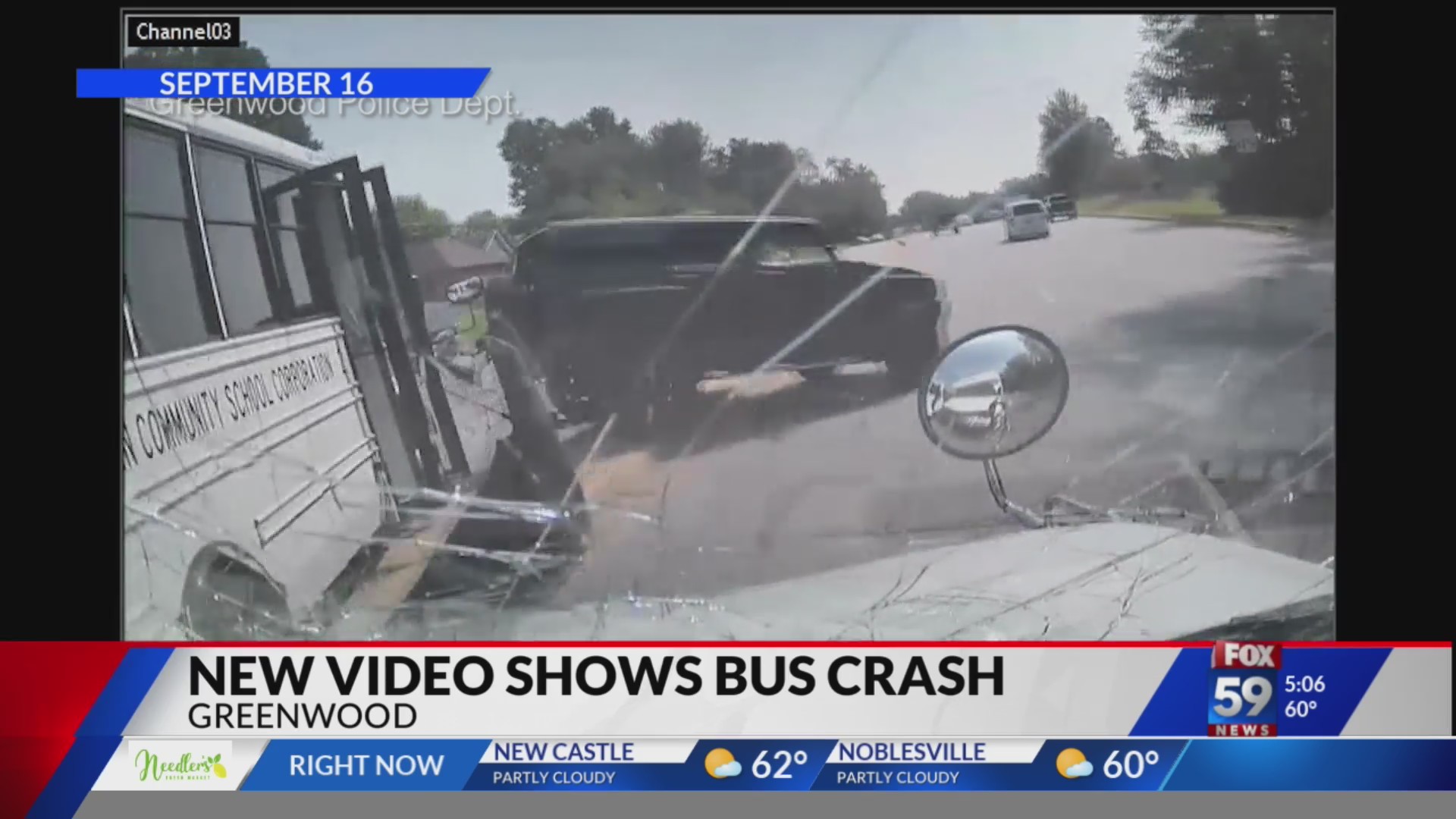 New video showing bus crash in Greenwood – Fox 59