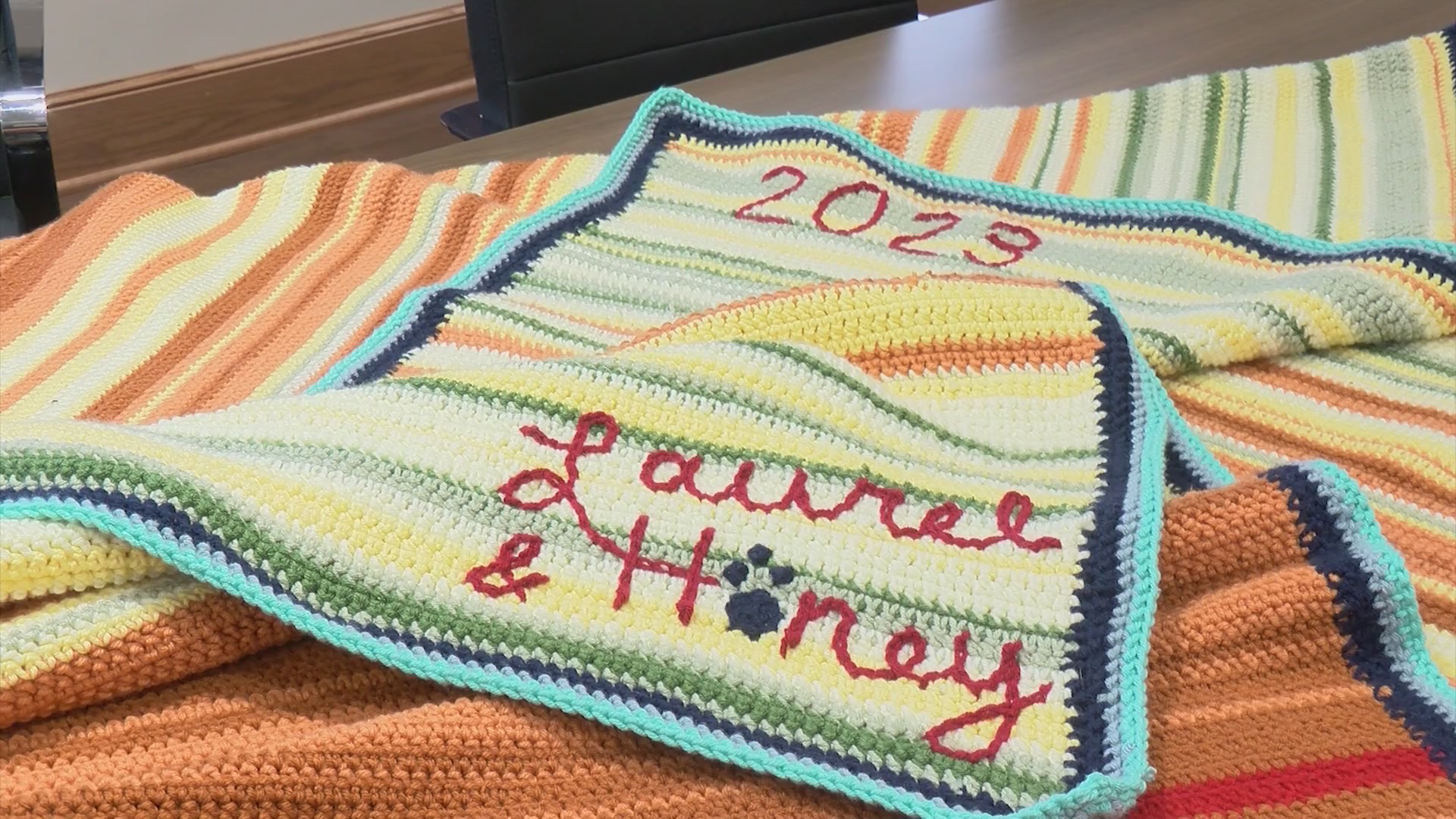 Laurel Blanchard’s 2023 temperature blanket is complete WJHL Tri