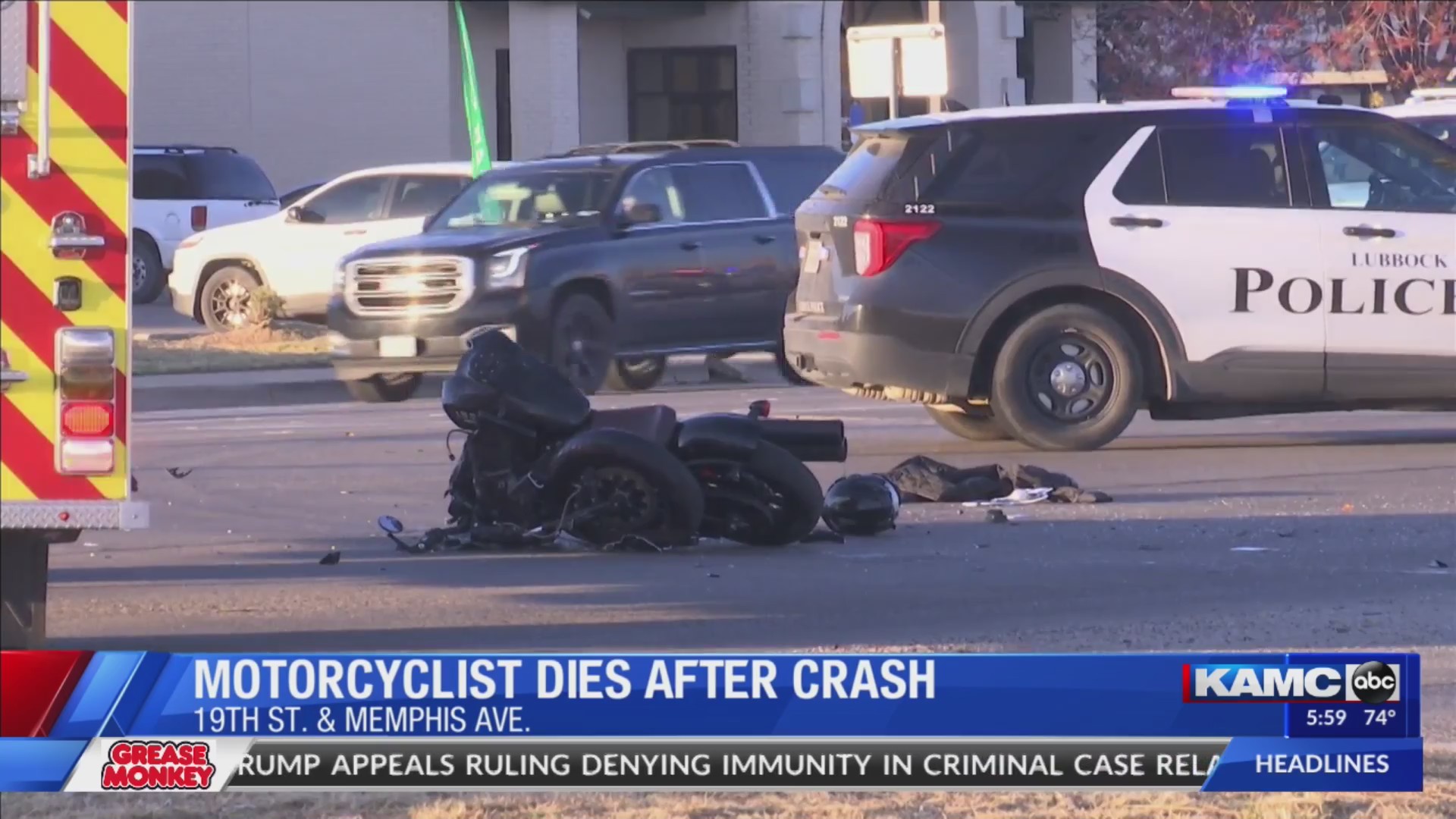 Motorcycle crash Thursday turns fatal, Lubbock PD said – KLBK | KAMC ...