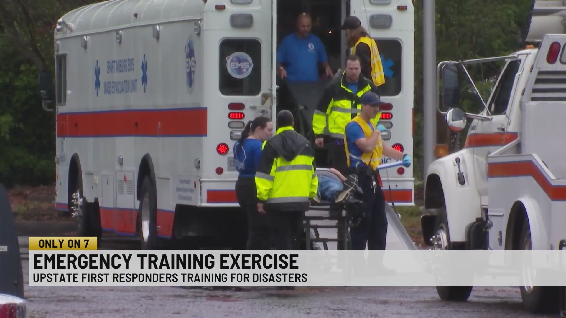 Upstate regional response teams train for simulated explosion EMS response WSPA 7NEWS