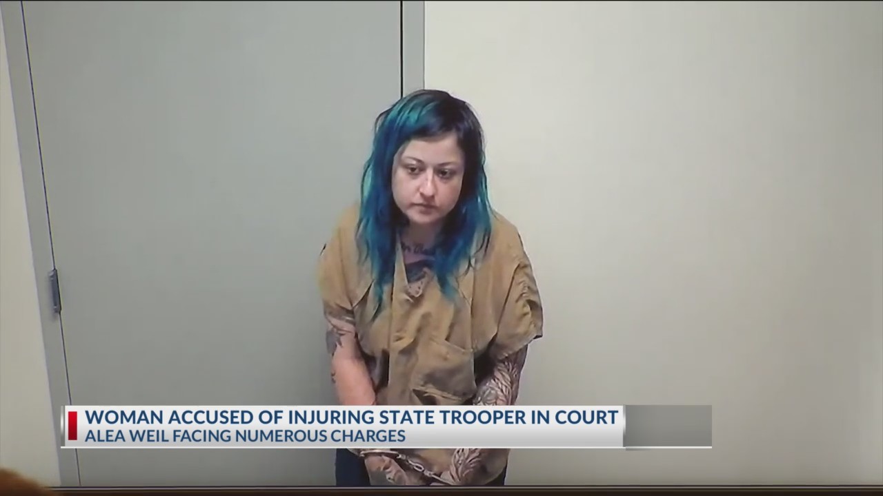 $1 million bond set for woman charged with injuring Ohio trooper in I ...