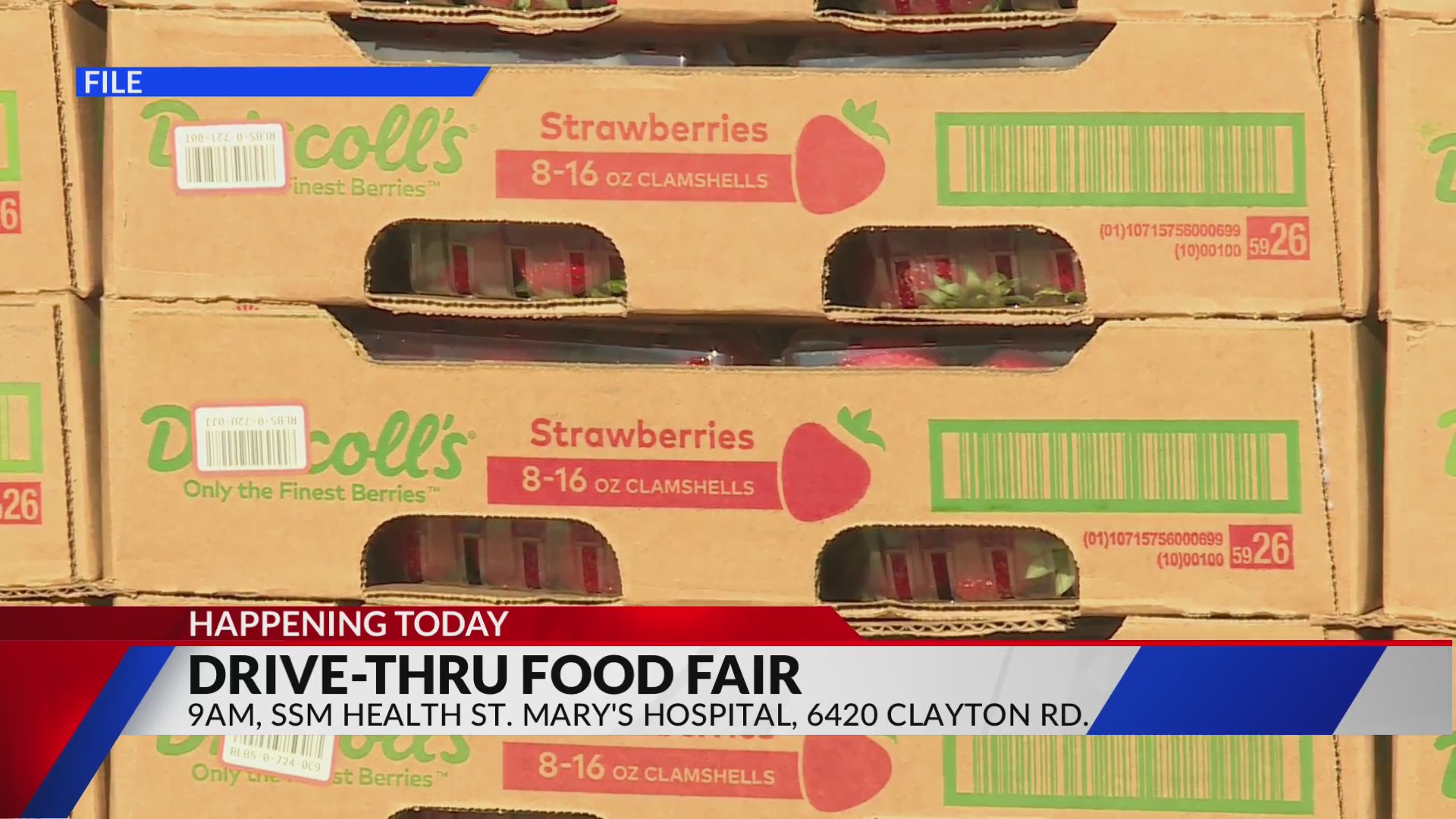 SSM Health and St. Louis Area Food Bank host food fair today FOX 2