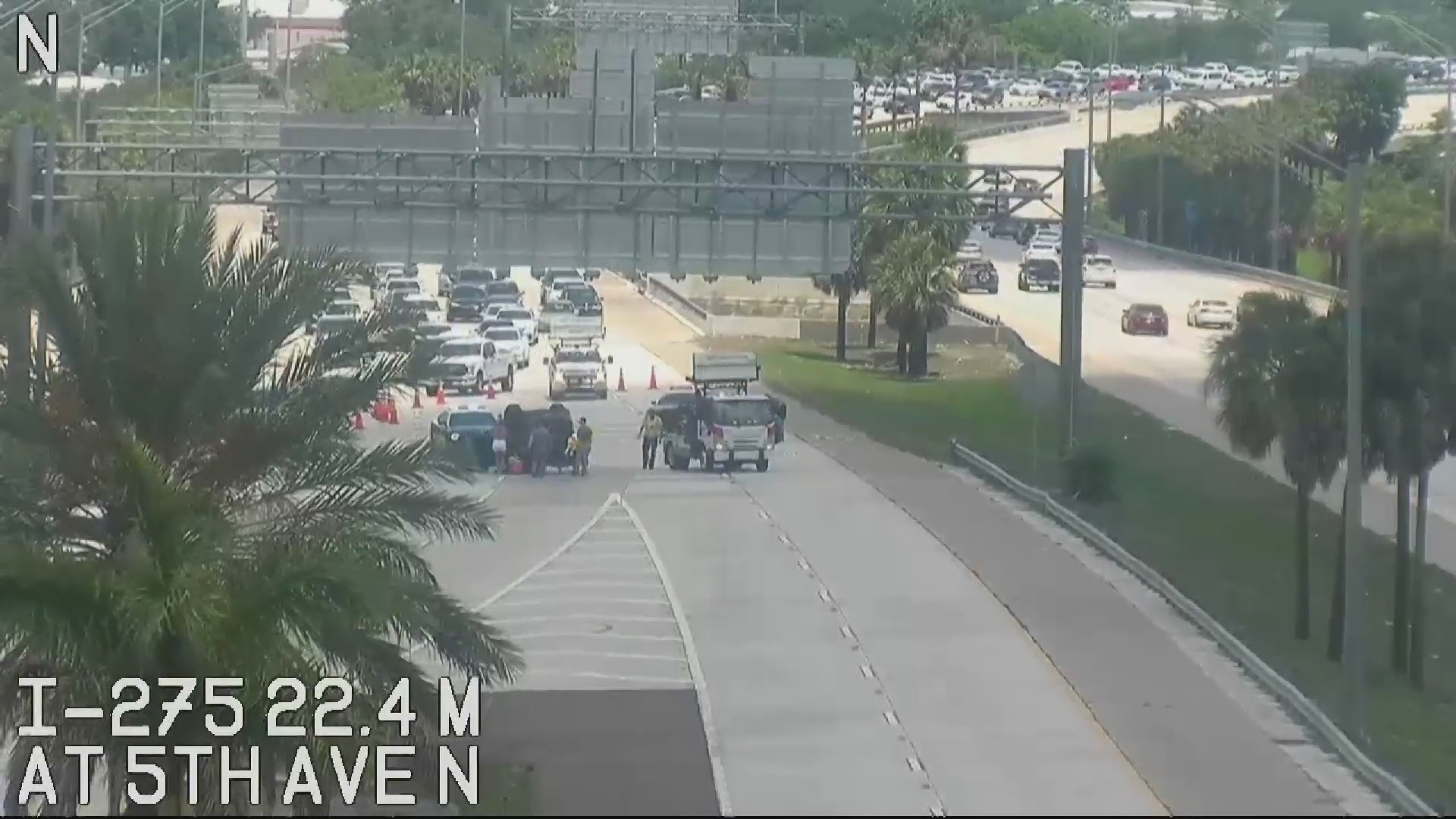 Crash causes delays on I-275 in St. Petersburg – WFLA