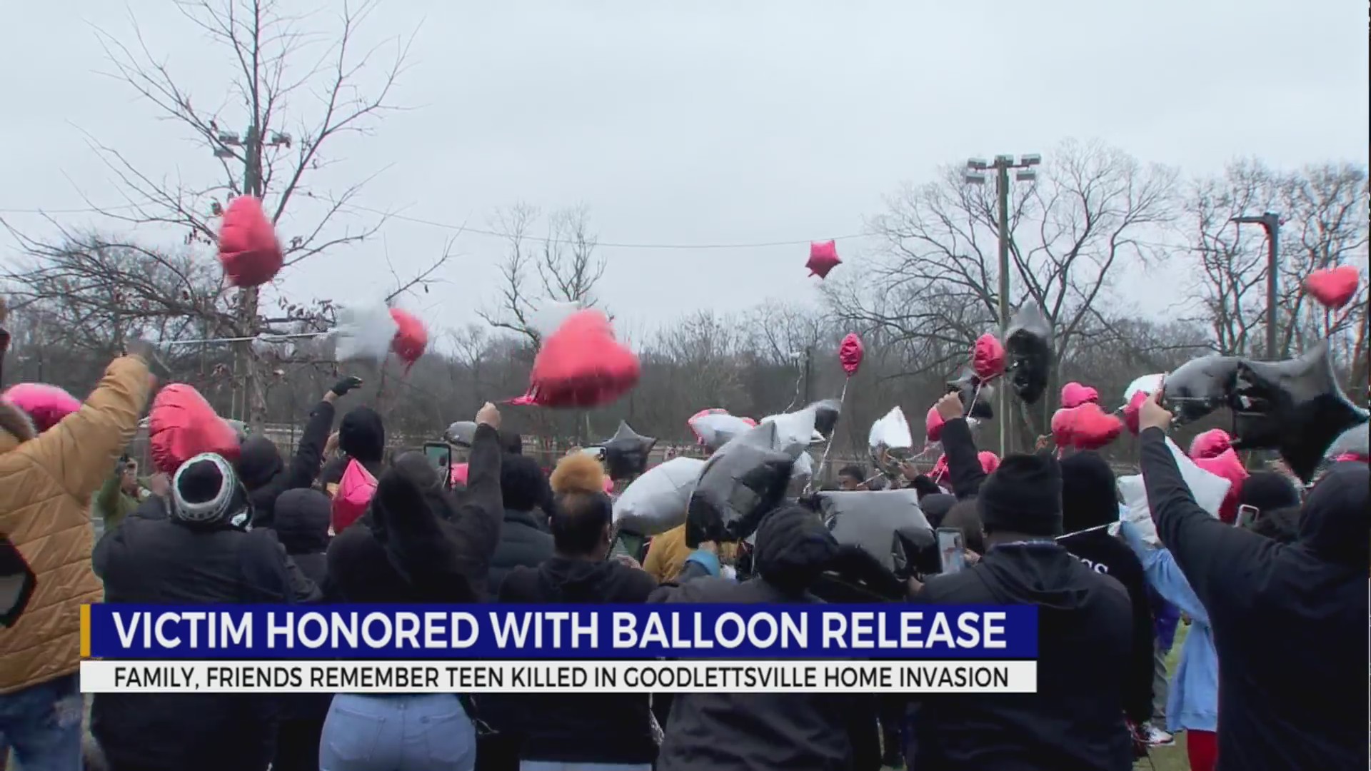Family, friends hold balloon release to honor teen killed in ...