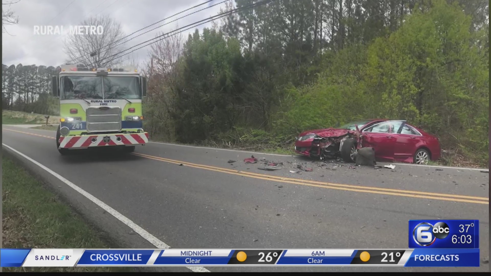 3 people hospitalized after crash in Knox County – WATE 6 On Your Side