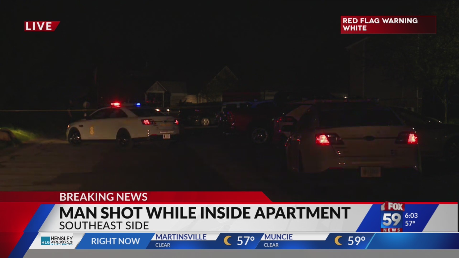 IMPD: Male injured by stray bullet on southeast side – Fox 59
