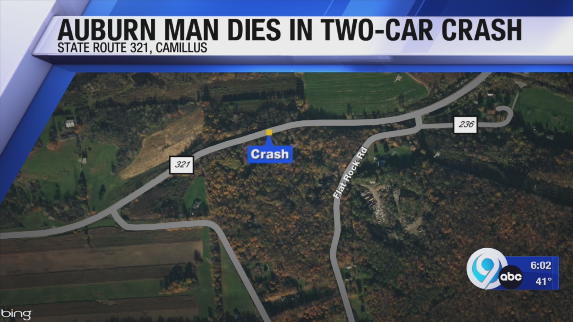 Auburn man dies in two-car crash – WSYR