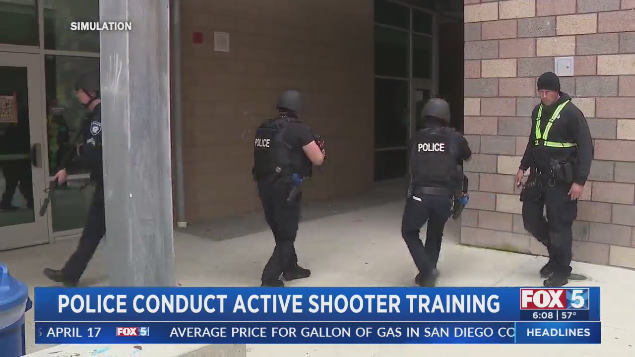 Police Conduct Active Shooter Training – FOX 5 San Diego & KUSI News