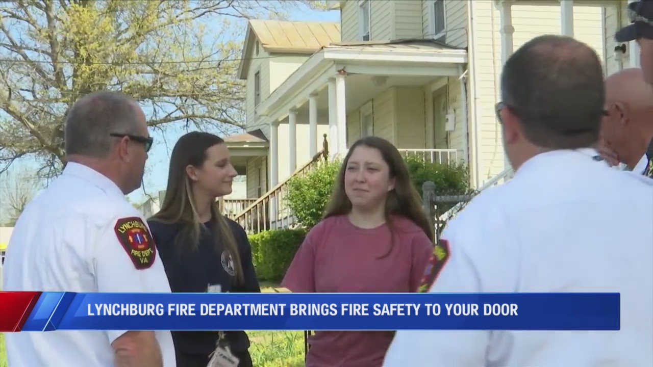 Lynchburg Fire Department bringing fire safety to your door kicking off their “Walk about