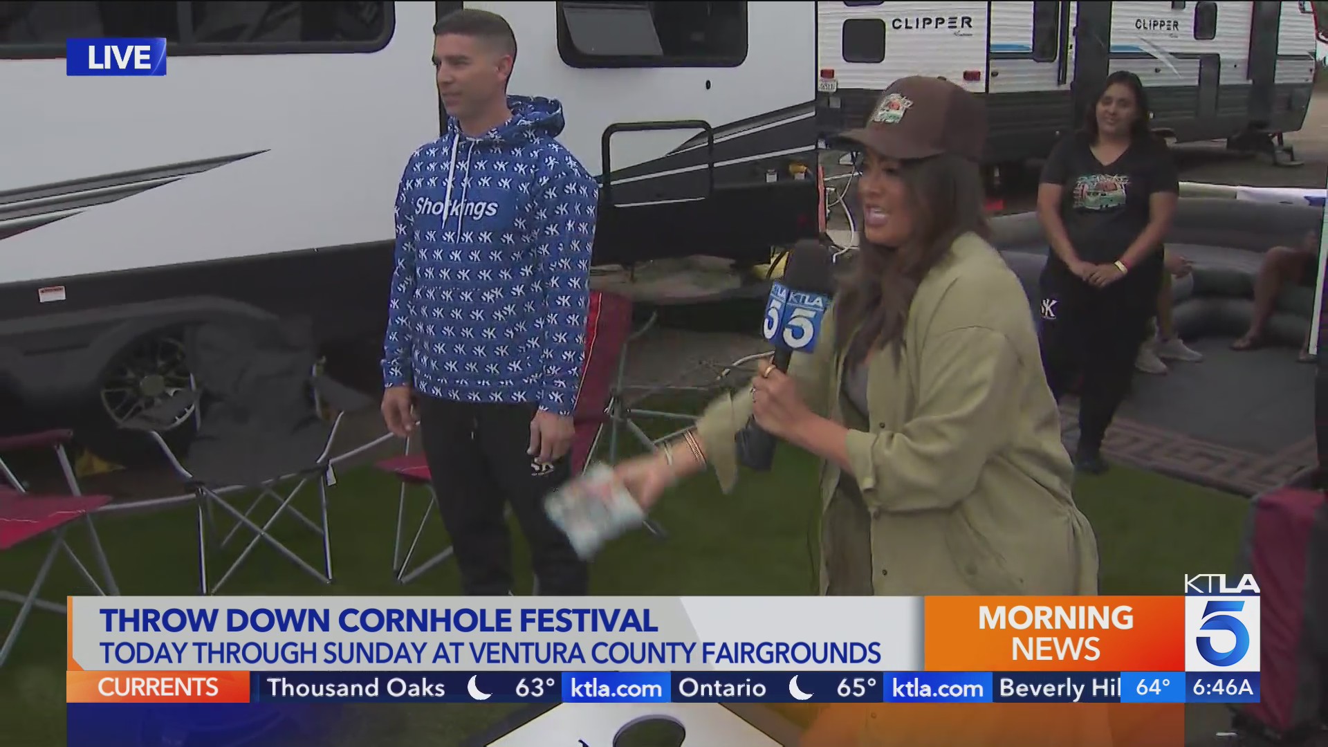 The Throw Down Cornhole Festival takes over Ventura KTLA
