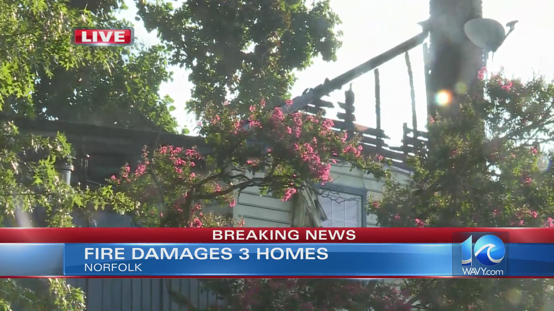 Fire damages 3 homes in Ocean View; 1 was recently struck by lightning ...