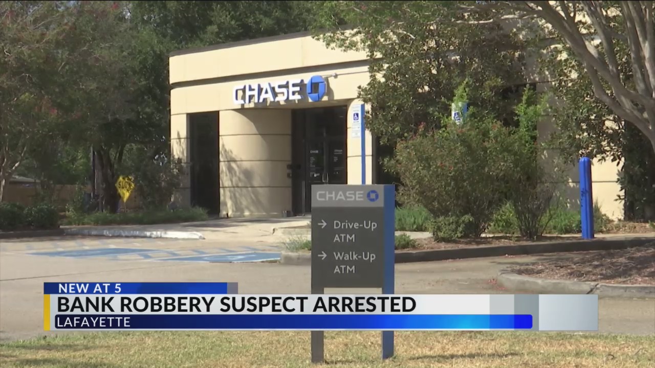 Lafayette Police arrest suspect during bank robbery in progress – KLFY.com