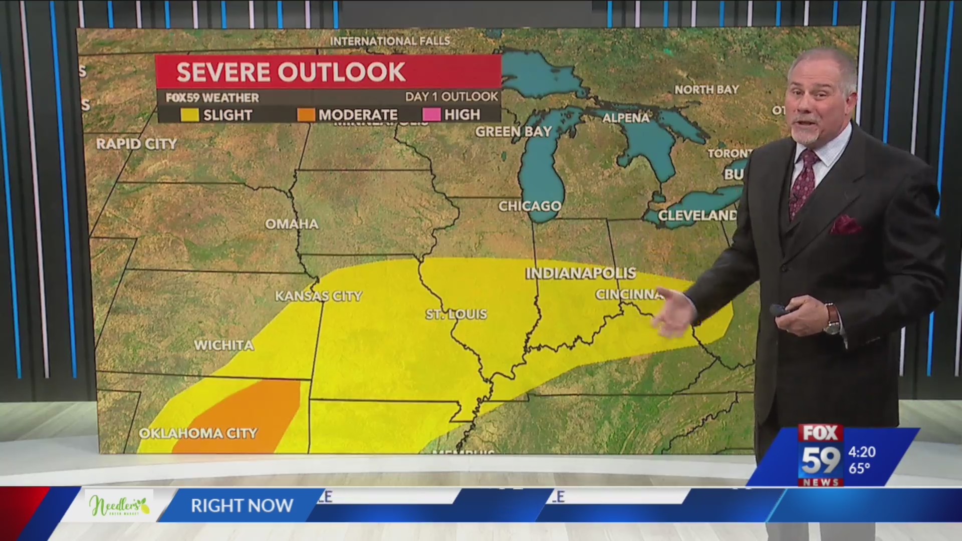 Multiple rounds of showers and storms brings severe threat and heavy ...