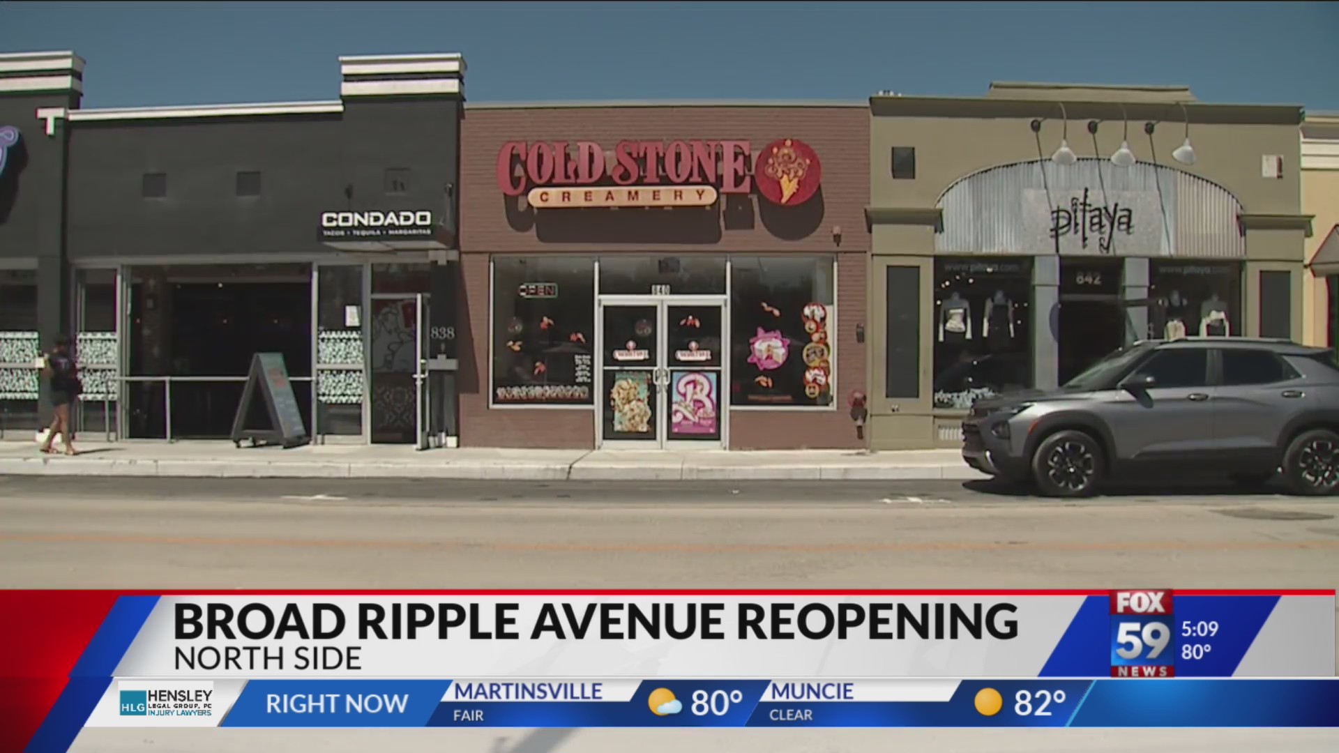 Broad Ripple Avenue to reopen after construction project – Fox 59