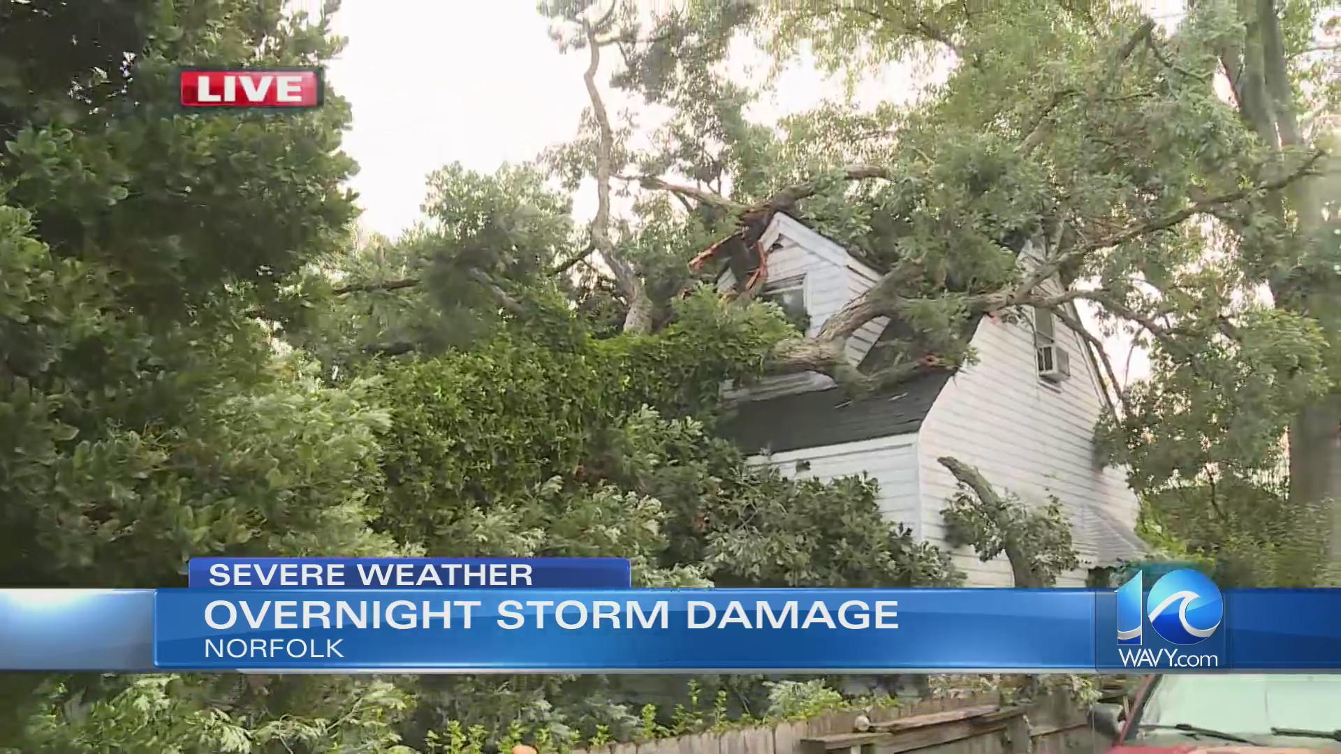 Overnight severe weather passed through Hampton Roads, power outages ...