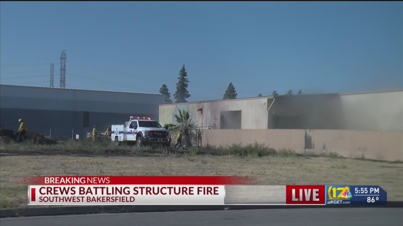 Crews battling structure fire in southwest Bakersfield – KGET 17 News